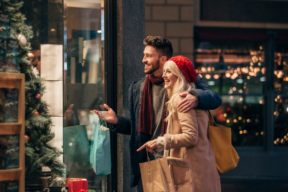 Online einkaufen zu Weihnachten