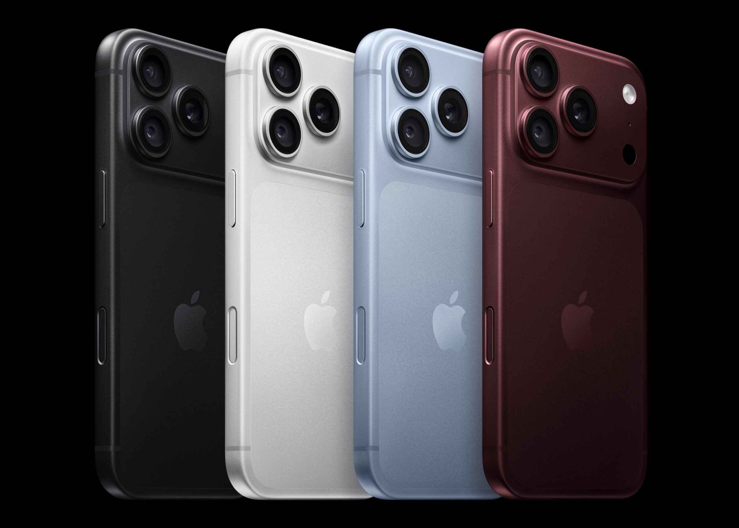 Apple iPhone 18 Pro in Schwarz, Silber, Polar und Burgunder