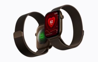 Apple Watch Series 12 mit Herzfrequenz-App und Sensoren – offizielles Apple Pressebild