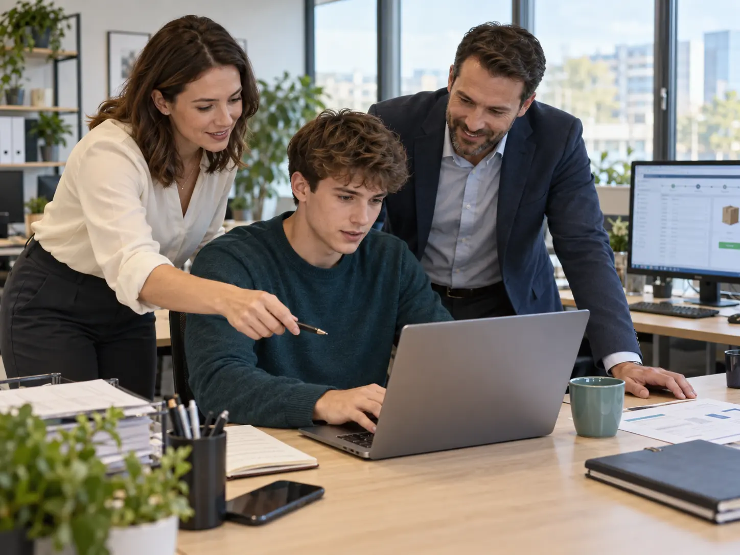 Ausbildung im Büro: Mittendrin sein