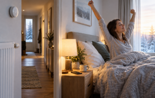 Sanfter Start in einen Wintermorgen mit Licht- und Heizungsroutine